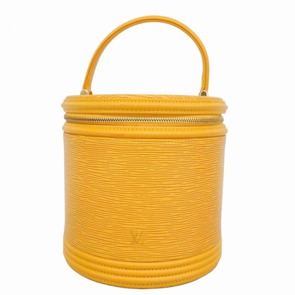 Louis Vuitton Epi Cannes handbag, M48039, Jaune (women's).